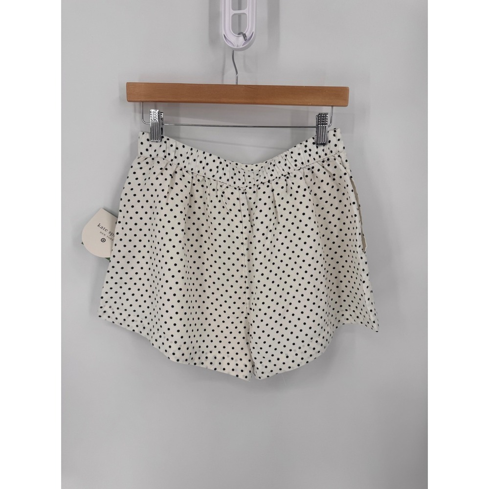 Kate Spade for Target Shorts Womens Small Cream Polka Dot Linen Blend NWT - Picture 11 of 11